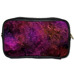 Red Melty Abstract Toiletries Bag (two Sides) by Dazzleway