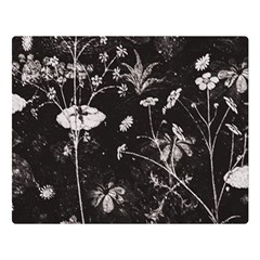 Dark Floral Artwork Double Sided Flano Blanket (large)  by dflcprintsclothing