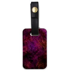 Red Melty Abstract Luggage Tag (one Side) by Dazzleway