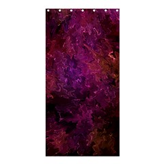 Red Melty Abstract Shower Curtain 36  X 72  (stall)  by Dazzleway