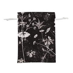 Dark Floral Artwork Lightweight Drawstring Pouch (s) by dflcprintsclothing