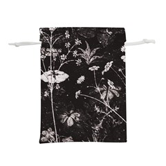 Dark Floral Artwork Lightweight Drawstring Pouch (l) by dflcprintsclothing