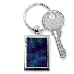 Glassy Melty Abstract Key Chain (rectangle) by Dazzleway