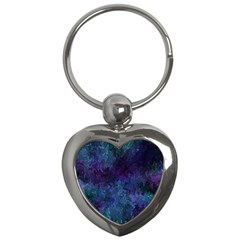 Glassy Melty Abstract Key Chain (heart) by Dazzleway