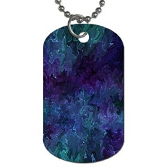 Glassy Melty Abstract Dog Tag (one Side) by Dazzleway