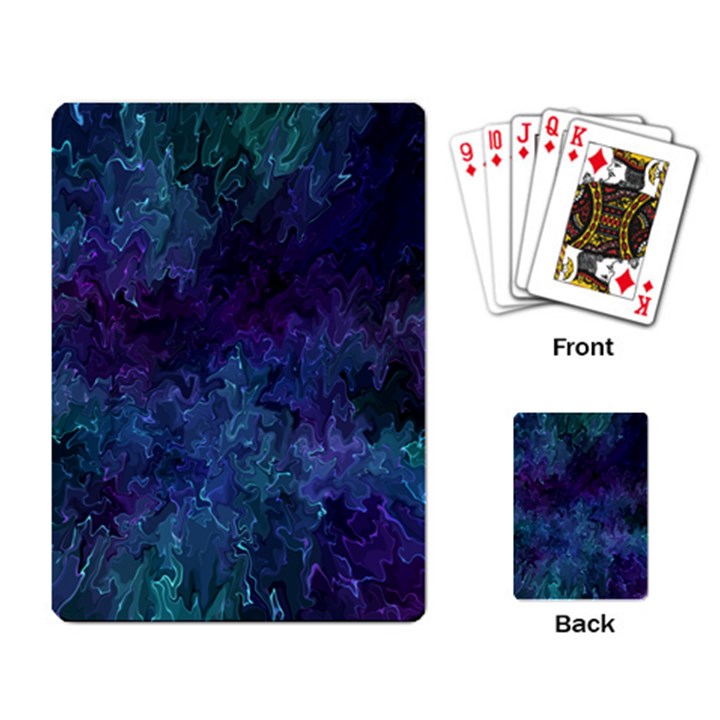 Glassy melty abstract Playing Cards Single Design (Rectangle)