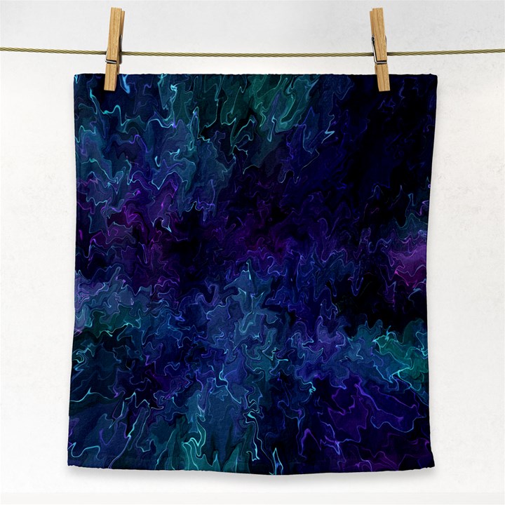 Glassy melty abstract Face Towel