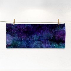 Glassy Melty Abstract Hand Towel by Dazzleway