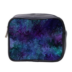 Glassy Melty Abstract Mini Toiletries Bag (two Sides) by Dazzleway