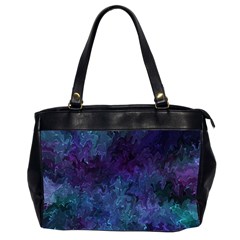 Glassy Melty Abstract Oversize Office Handbag (2 Sides) by Dazzleway