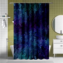 Glassy Melty Abstract Shower Curtain 48  X 72  (small)  by Dazzleway