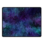 Glassy melty abstract Double Sided Fleece Blanket (Small)  45 x34  Blanket Back