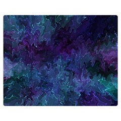 Glassy Melty Abstract Double Sided Flano Blanket (medium)  by Dazzleway