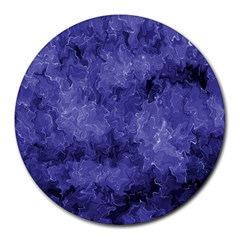 Lilac Abstract Round Mousepads by Dazzleway