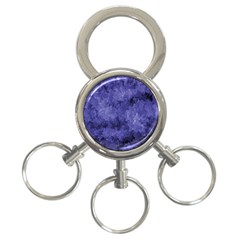 Lilac Abstract 3-ring Key Chain by Dazzleway