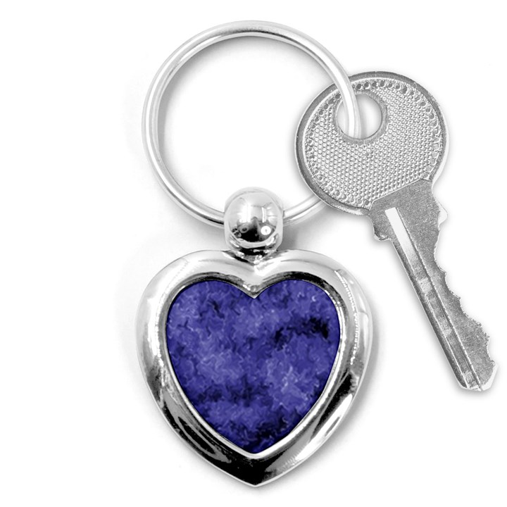 Lilac abstract Key Chain (Heart)