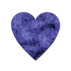 Lilac Abstract Heart Magnet by Dazzleway