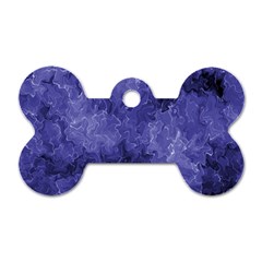 Lilac Abstract Dog Tag Bone (one Side) by Dazzleway