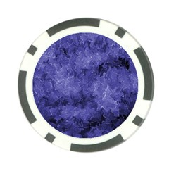 Lilac Abstract Poker Chip Card Guard by Dazzleway