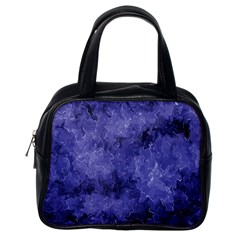 Lilac Abstract Classic Handbag (one Side) by Dazzleway