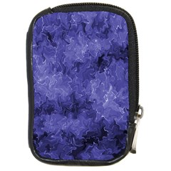 Lilac Abstract Compact Camera Leather Case by Dazzleway