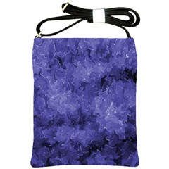 Lilac Abstract Shoulder Sling Bag by Dazzleway