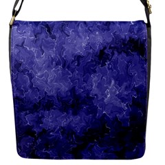 Lilac Abstract Flap Closure Messenger Bag (s) by Dazzleway