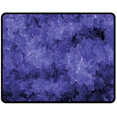 Lilac Abstract Double Sided Fleece Blanket (medium)  by Dazzleway