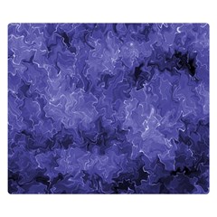 Lilac Abstract Double Sided Flano Blanket (small)  by Dazzleway