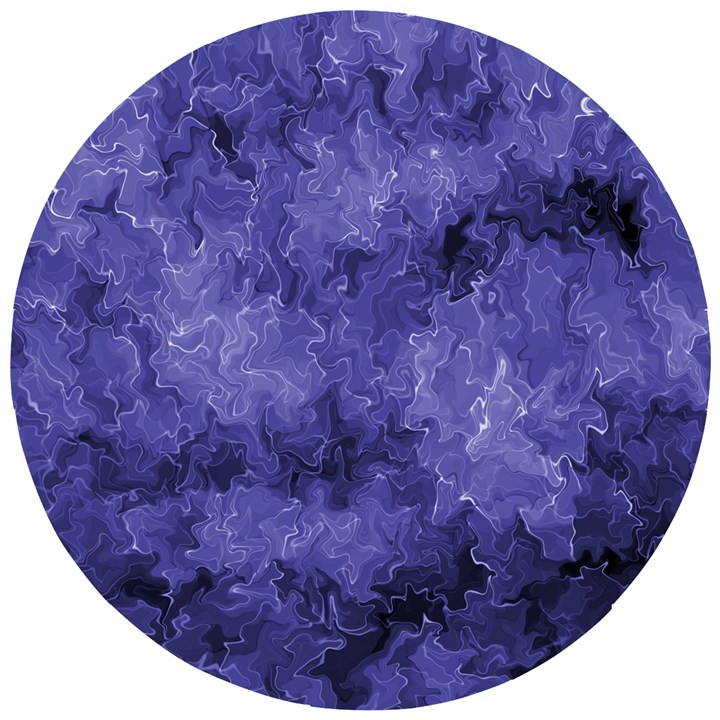 Lilac abstract Wooden Puzzle Round