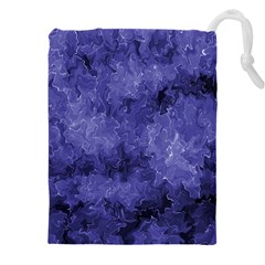 Lilac Abstract Drawstring Pouch (4xl) by Dazzleway