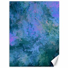 Lilac And Green Abstract Canvas 36  X 48  by Dazzleway