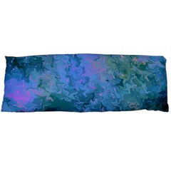 Lilac And Green Abstract Body Pillow Case (dakimakura) by Dazzleway