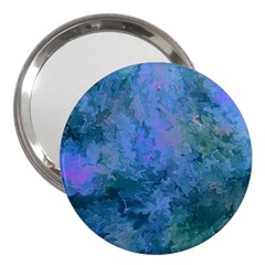 Lilac And Green Abstract 3  Handbag Mirrors by Dazzleway