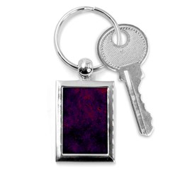 Red And Purple Abstract Key Chain (rectangle) by Dazzleway