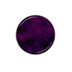 Red And Purple Abstract Hat Clip Ball Marker (4 Pack) by Dazzleway