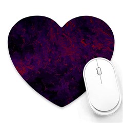 Red And Purple Abstract Heart Mousepads by Dazzleway