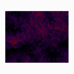 Red And Purple Abstract Small Glasses Cloth (2 Sides)