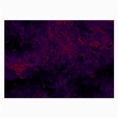 Red And Purple Abstract Large Glasses Cloth (2 Sides) by Dazzleway