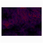 Red and purple abstract Large Glasses Cloth (2 Sides) Front