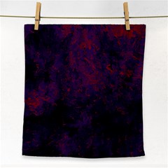 Red And Purple Abstract Face Towel by Dazzleway