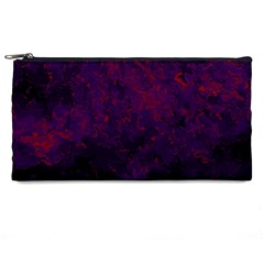 Red And Purple Abstract Pencil Case by Dazzleway