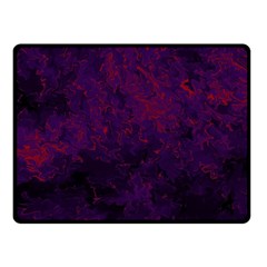 Red And Purple Abstract Fleece Blanket (small) by Dazzleway