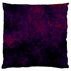 Red And Purple Abstract Large Cushion Case (two Sides) by Dazzleway