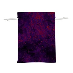 Red And Purple Abstract Lightweight Drawstring Pouch (s) by Dazzleway