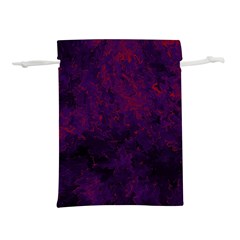 Red And Purple Abstract Lightweight Drawstring Pouch (l) by Dazzleway