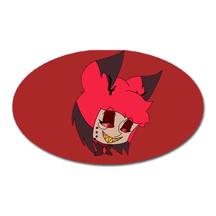 Chibi!Alastor Oval Magnet