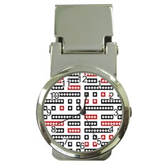 Geometric Sequence Print Pattern Design Money Clip Watches by dflcprintsclothing