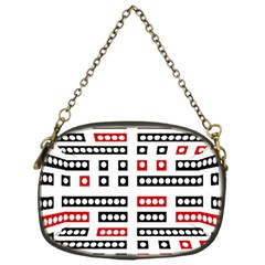 Geometric Sequence Print Pattern Design Chain Purse (one Side) by dflcprintsclothing