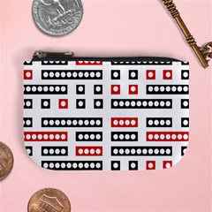 Geometric Sequence Print Pattern Design Mini Coin Purse by dflcprintsclothing